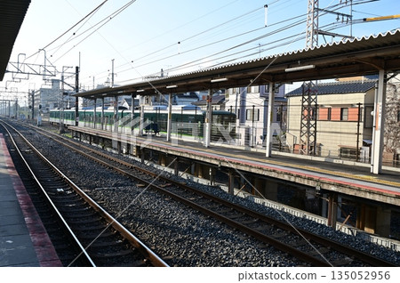 Obaku Station Nara Line platform Obaku Station Nara Line platform 135052956