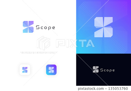 Line Geometric Logo Letter S Monogram Concept Design for Digital Science Architect Technology Startup Business Identity Branding Emblem Label with Modern Sans Serif Font Alphabet. Vector Illustration Line Geometric Logo Letter S Monogram Concept Design for Digital Science Architect Technology Startup Business Identity Branding Emblem Label with Modern Sans Serif Font Alphabet. Vector Illustration 135053760