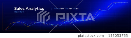 Financial Growth Stock Market Graphic, Economy Trade Graph, Data Chart Business Development Strategy Finance, Invest Background Concept, Global Digital Sale Analysis, Year Plan. Vector Illustration Financial Growth Stock Market Graphic, Economy Trade Graph, Data Chart Business Development Strategy Finance, Invest Background Concept, Global Digital Sale Analysis, Year Plan. Vector Illustration 135053763