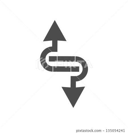 arrow icon in simple style arrow icon in simple style 135054241