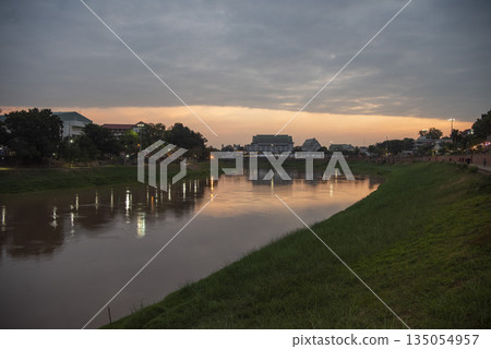 THAILAND PHITSANULOK NAN RIVER THAILAND PHITSANULOK NAN RIVER 135054957