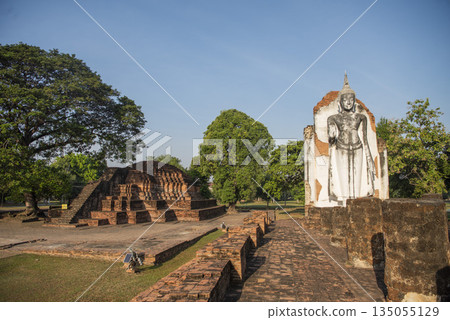 THAILAND PHITSANULOK WAT WIHAN THONG CHAN PALACE THAILAND PHITSANULOK WAT WIHAN THONG CHAN PALACE 135055129