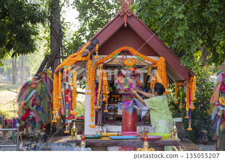 THAILAND PHITSANULOK WAT WIHAN THONG CHAN PALACE THAILAND PHITSANULOK WAT WIHAN THONG CHAN PALACE 135055207