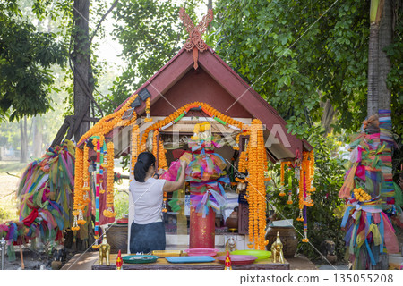 THAILAND PHITSANULOK WAT WIHAN THONG CHAN PALACE 135055208