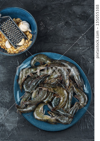 Langoustine seafood shrimp. Langoustine seafood shrimp. 135055388