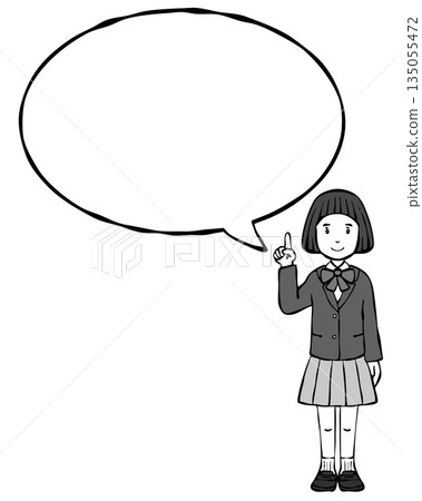 【單色】女生製服外套,附對話框 【單色】女生製服外套,附對話框 135055472