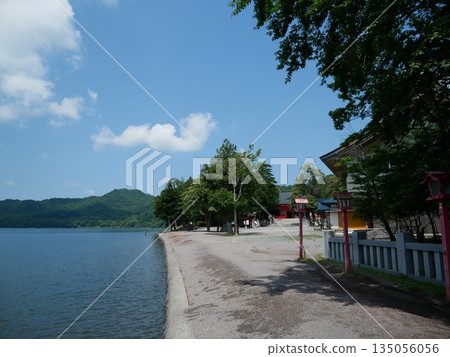 Lake on a sunny day Lake on a sunny day 135056056