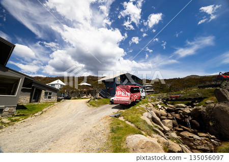 Charlotte Pass Village During Summer in Australia Charlotte Pass Village During Summer in Australia 135056097