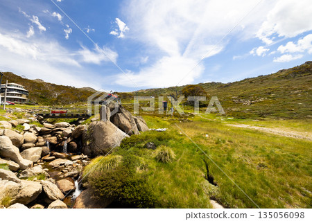 Charlotte Pass Village During Summer in Australia 135056098