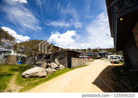 Charlotte Pass Village During Summer in Australia Charlotte Pass Village During Summer in Australia 135056103