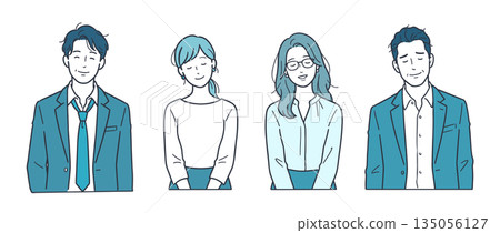 圖：一位企業成員完成截止日期後如釋重負 135056127