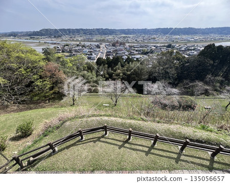 春日鄉村與城鎮風光 | 從觀景台眺望日本鄉村景色 春日鄉村與城鎮風光 | 從觀景台眺望日本鄉村景色 135056657