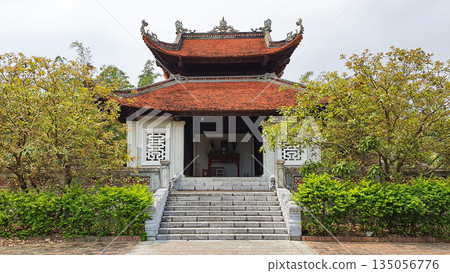 Exterior View Of Main Temple Of Trinh Tung Lord Mausoleum In Thanh Hoa, Vietnam. 135056776