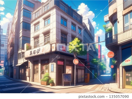 時尚的城市景觀 135057090