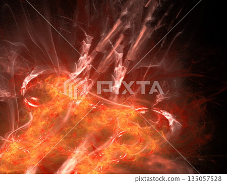 Imaginatory fractal abstract background Image 135057528