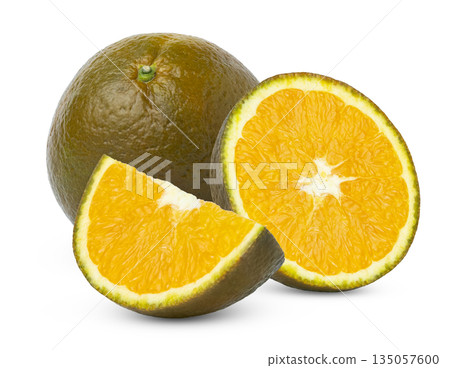 Chocolate navel orange sweet fruit and cut in a half isolated. Whole chocolate orange and slice. Chocolate navel orange sweet fruit and cut in a half isolated. Whole chocolate orange and slice. 135057600
