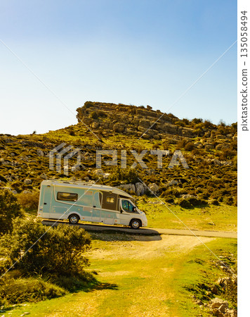 Caravan in Torcal de Antequera, Spain Caravan in Torcal de Antequera, Spain 135058494