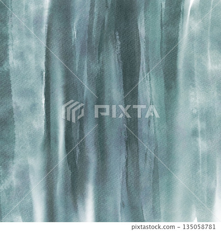 Abstract Green Watercolor Vertical Background Texture 135058781