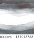 Abstract Gray Watercolor Texture Background Minimal Horizontal 135058782