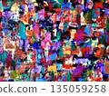 Fantasy of colors in expressionistic style 135059258