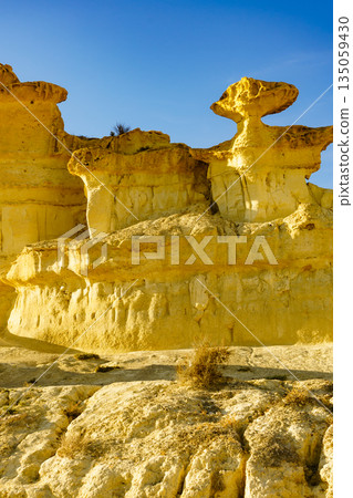 Rock formations Bolnuevo, Spain 135059430