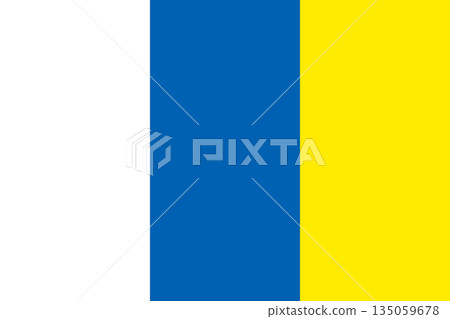 Flag of the Canary Islands Flag of the Canary Islands 135059678