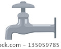 Simple faucet vector icon illustration 135059785