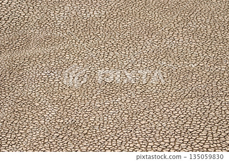 Dry surface of a dam. 135059830