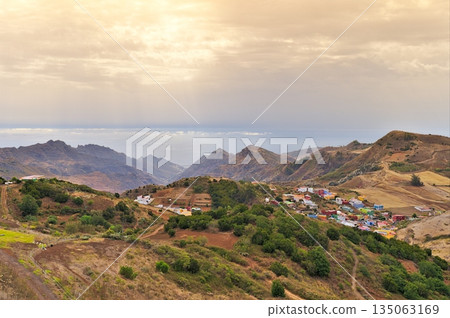 Mirador de Jardina on Tenerife in summer 135063169