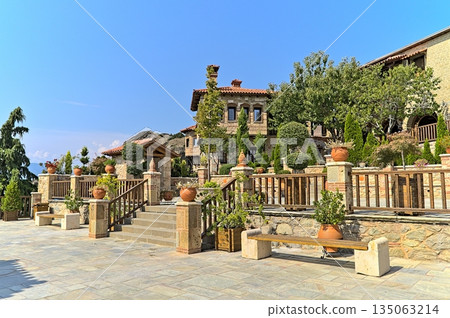 Monastery of Varlaam on a sunny day Monastery of Varlaam on a sunny day 135063214