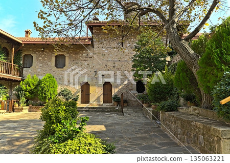 Monastery of St. Stephen on a sunny day 135063221