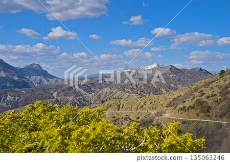 View in the national park Hotova-Dangell near Permet 135063246