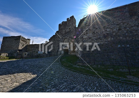 The entrance gate of the castle of Berat The entrance gate of the castle of Berat 135063253