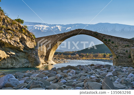 Kadiut bridge in the Region of Permet 135063298