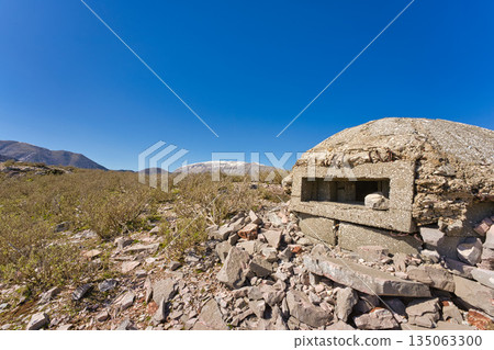 A typical Albanian bunker somewhere in the countryside 135063300