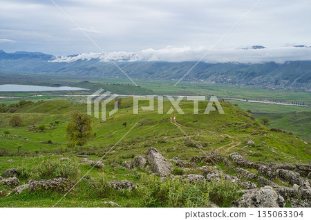 The southern gate of the Hellenic Archaeological Park of Antigonea 135063304