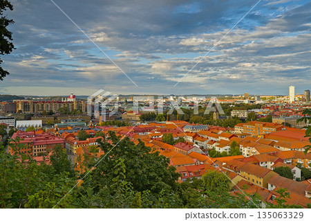 View on Gothenburg from Skansen Kronan 135063329