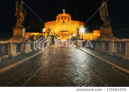 Ponte Sant Angelo and Castel Sant Angelo 135063350