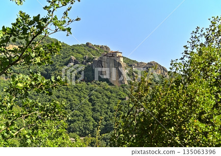 Monastery of Rousanou on a sunny day 135063396