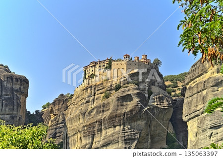 Monastery of Varlaam on a sunny day 135063397