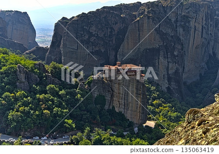 Monastery of Rousanou on a sunny day 135063419