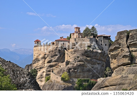 Monastery of Varlaam on a sunny day 135063420