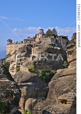 Monastery of Varlaam on a sunny day 135063421