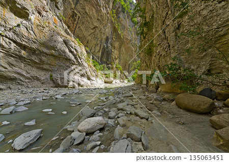 Inside impressions of the Lengarica canyon Inside impressions of the Lengarica canyon 135063451