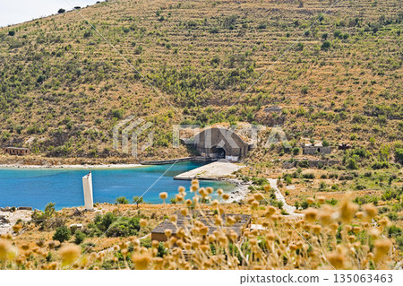 Porto Palermo Tunnel near the town Porto Palermo in Albania Porto Palermo Tunnel near the town Porto Palermo in Albania 135063463