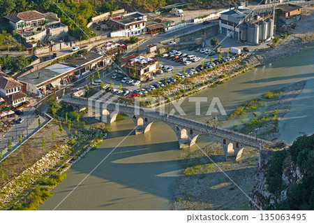 The city of Berat seen from the castle The city of Berat seen from the castle 135063495