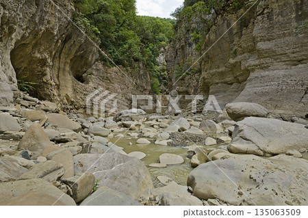 Inside impressions of the Lengarica canyon Inside impressions of the Lengarica canyon 135063509