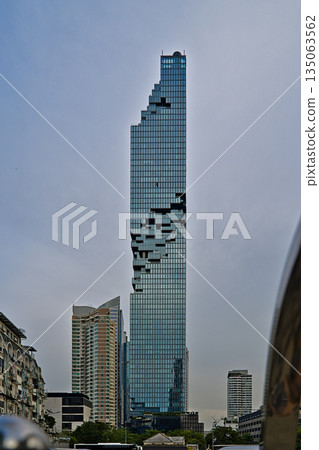King Power Mahanakhon office tower with viewing plattform King Power Mahanakhon office tower with viewing plattform 135063562