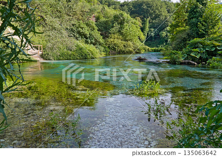 Fresh water spring Blue Eye near Saranda Fresh water spring Blue Eye near Saranda 135063642