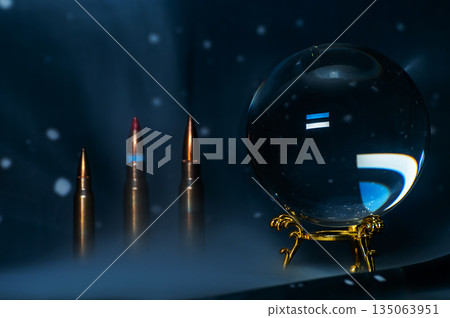 Estonia Future Prediction Inside Crystal Ball Estonia Future Prediction Inside Crystal Ball 135063951